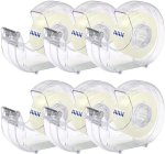 Pack Of 4 Clear Tapes And Refillable Dispensers