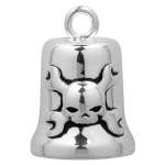 Wrenches And Skull B&s Motorcycle Ride Bell Silver
