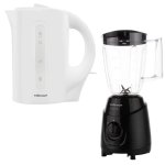 Mellerware - "tugela" 1.7L Corded Kettle And 1L 300W Jug Blender - White