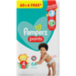 Pampers Size 4 9-14KG Disposable Nappy Pants 64 Pack