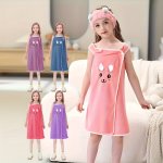 1PC Soft And Skin-friendly Bath Wrap Towel Cute Rabbit Ears Bath Towel