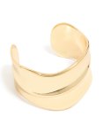 Goldair Gold Plated Wide Organic Wrist Cuff