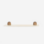 Emerging Creatives Bobby Shelf - Cream / Dark Oak - Large