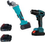 Ashcomonline Handheld Cordless Drill And Angle Grinder Power Drill