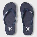 Hurley Mens Icon Solid Sandals Navy - Navy 13