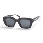 Black Chunky Trendy Frame Sunglasses
