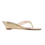 Roslyn Wedge Jelly Sandals -platino