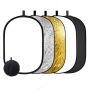 90X120 Photography Fill Light Background Board 5 In 1 Folding Reflector