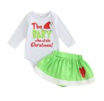 The Baby Who Stole Christmas Romper And Skirt