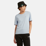 Embroided Logo T-Shirt For Women - XL Light Blue
