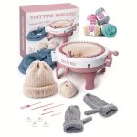 22 40 48 Needles Children's Handmade Toy Intelligent Knitting Machine Set Capable Of Diy Hand Knitting Baby And Pet Scarves Hats