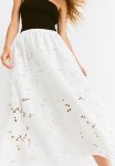 Broderie Anglaise Skirt - White