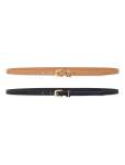 Hayley Two Pack Belt - Lxl Tan