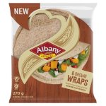 Albany Brown Wheat Wraps 6 Pack