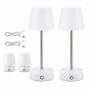 LED Table Lamps 2-PACK Rechargeable For Bedside