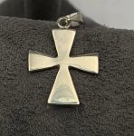 Small Cross Pendant 925 Silver