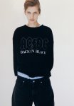 Motif-detail Sweatshirt - Black