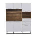 Kitchen Dresser UK Oak + Snow White