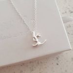 Katrina 925 Sterling Silver Cat Necklace 12X13MM 45CM Chain