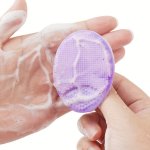 Face Scrubber Soft Silicone Facial Cleansing Brush Face Exfoliator Blackhead Acne Pore Pad Cradle Cap Face Wash Brush For Deep C