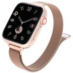 Marge Plus Slim Milanese Loop Compatible With Apple Watch Band For Women 41MM 40MM 38MM 42MM 46MM 45MM 44MM Stainless Steel Stra