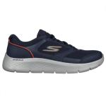 Skechers Men's Go Walk Flex - Navy Orange - UK10