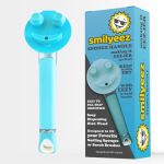 The Original Smiling Handle With Soap Dispensing For Scrub Daddy Reg. Tm Sponge And Scrub Moji Sponge Light Blue