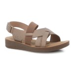 Pierre Cardin Elastic 3 Strap Sandal - Bronze - 8