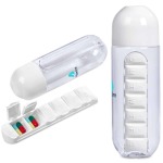 Vita-stream Pill Box Plastic Water Bottle – 600ML