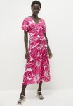 Edit Midi Wrap Dress - Cerise Floral