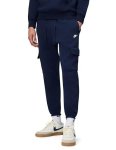 Nike Men's Club Fleece Cargo Pants Obsidian obsidian white XL