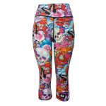 High Waist Funky 3 4 Leggings - Ed Hardy - Ladies S - 32