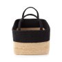 Storage Baskets Jute & Cotton Magura Black & Natural 3 Pack