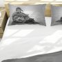 Cape Turtle Dove Tortelduif Streptopelia Capicola By Fanie Heymans Duvet Cover Set Queen