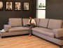 Dodline Fabric/leather Lounge Suite