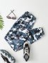 Camouflage Print Elastic Waist Jogger Pants Loose High Waist Casual Running Fitness Sweatpants Women's Clothing