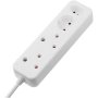 Switched High Surge 4 Way Multiplug 0.5M