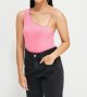 Women's Asymmetric Crop Top - Heather Rose