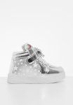 PoP Candy Mettallic Light Up Sneakers-silver