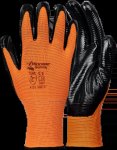 Pioneer Orange Nitrile Palm Dipped Glove
