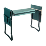 2-IN-1 Foldable Garden Kneeling Stool gardener's Stool With Tool Bag