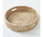 Tray Round Woven Large