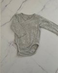 H&m Grey Baby Grow 1 2M