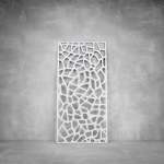 Laser Cut Screen - Design 101 - 2000 X 1000 X 20 Matt White Outdoor