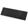 Rapoo E2710 Wireless Ultra-slim Multimedia Keyboard Black 16173