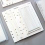 6 Holes Loose-leaf Refill A5A6 Hand Account Book Inner Page Notepad Journal Refill