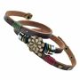 Killer Deals Handmade Lucky Lotus Flower Pu Vegan Leather Bracelet - L/xl - Best Bargains Online
