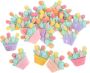 20PCS Resin Tulip Push Pins Flower Shaped Thumbtacks For Cork Board Map