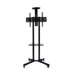Tv Mount Floor Stand Trolley Cart With Wheels