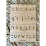 Kikki & Frankie Educational Range Alphabet Plaque
